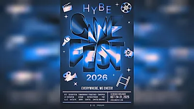 HYBE celebrará el 'HYBE CINE FEST 2026' en 50 países... con la participación de BTS, ENHYPEN y otros