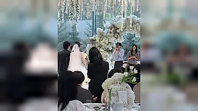 Gugudan出身のソイ、弁護士と結婚…ミミ・チョンドンの祝歌で輝いた結婚式