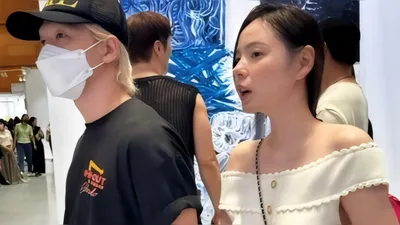 La pareja TAEYANG y Min Hyo-rin captada en una cita en Hannam-dong... Un afecto inalterable incluso…