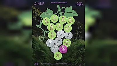NiziU、28日にニューアルバム『Sour Grapes』で1年6ヶ月ぶりの国内カムバック