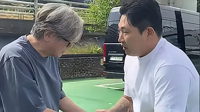 Swings moved after meeting Choi Min-sik... "The number one hyung in my heart" following praise for his acting