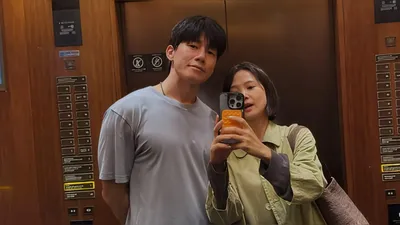Yoon Seung-ah reveals video of son doing push-ups... Kim Mu-yeol comments "You passed"