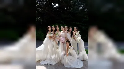 Nine Muses Jo Ga-bin 在结婚前全员出动拍摄婚纱照……展现不变的友情
