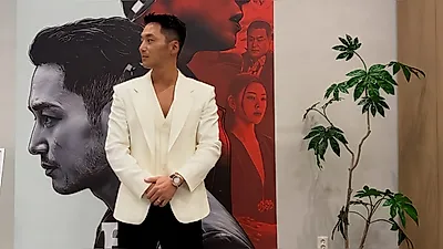 Byun Yo-han attends the premiere of the film 'Tazza: The Song of Beelzebub'... Opening on September 23