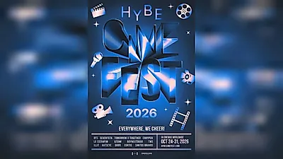 HYBE to hold 'CINE FEST 2026' in 50 countries... BTS, ENHYPEN, and others to participate