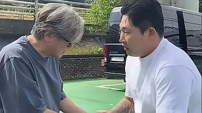 Swings moved after meeting Choi Min-sik... "The number one hyung in my heart" following praise for his acting