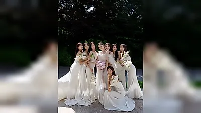 Nine Muses, Jo Ga-bin gathers members for wedding pictorial ahead of marriage... showing enduring friendship