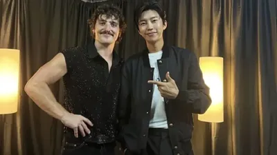 Lim Young-woong posts photo with American pop star Benson Boone